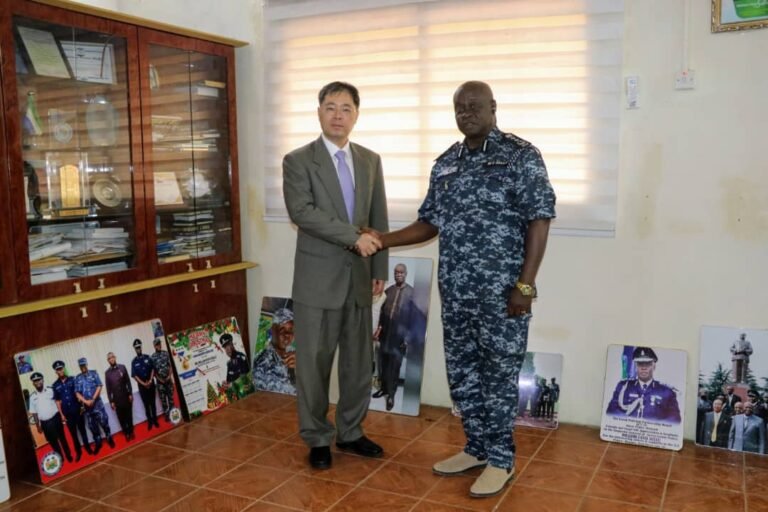Chinese Ambassador Reaffirms Support for Sierra Leone Police
