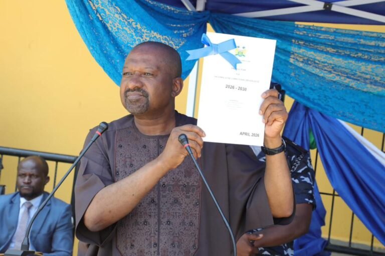 Vice President Juldeh Jalloh Commissions New Correctional Services Administrative Building