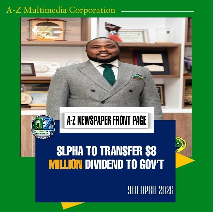 Sierra Leone Ports and Harbours Authority to Transfer $8 Million Dividend to Government