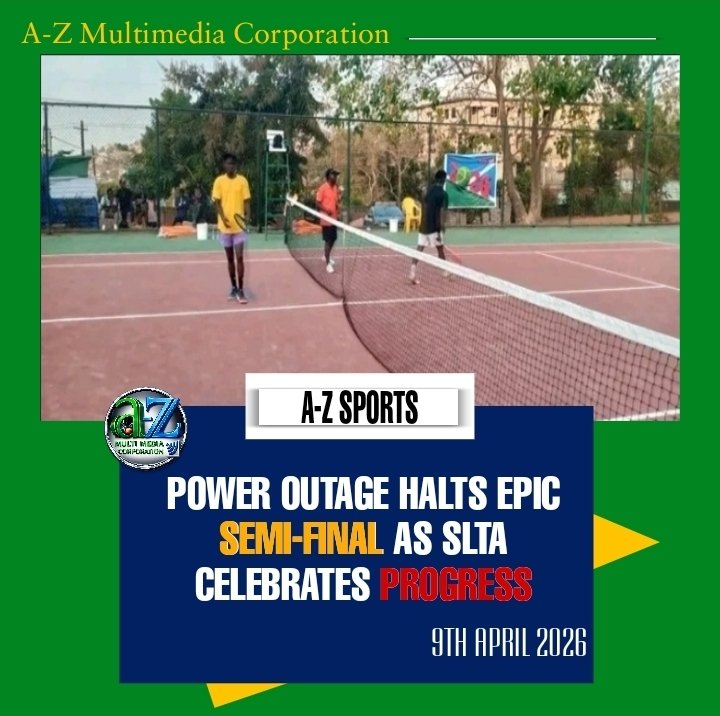 Power Outage Halts Epic Semi-Final as SLTA Celebrates Progress