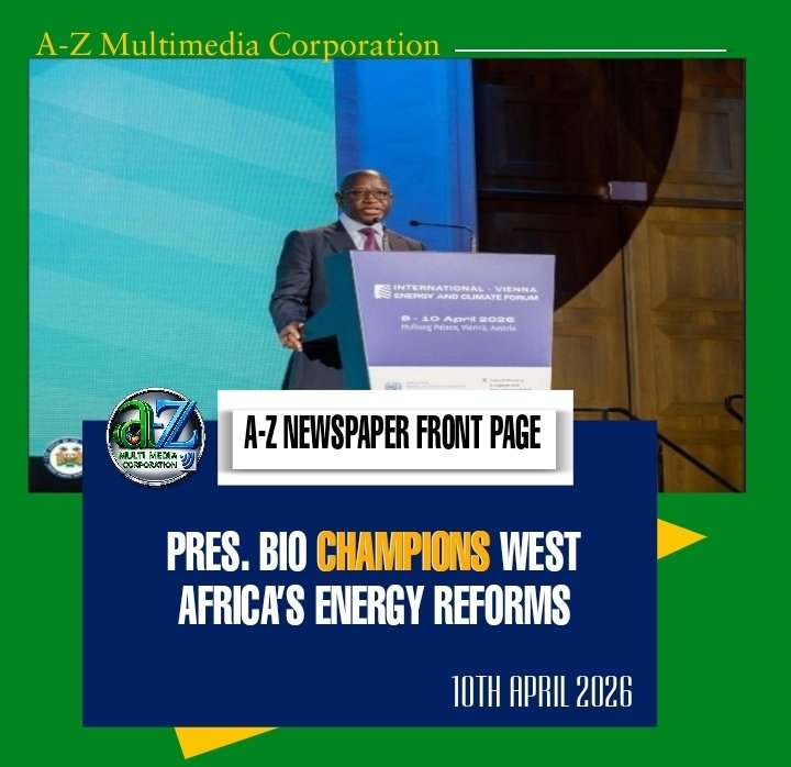 President Bio Champions West Africa’s Energy Reforms