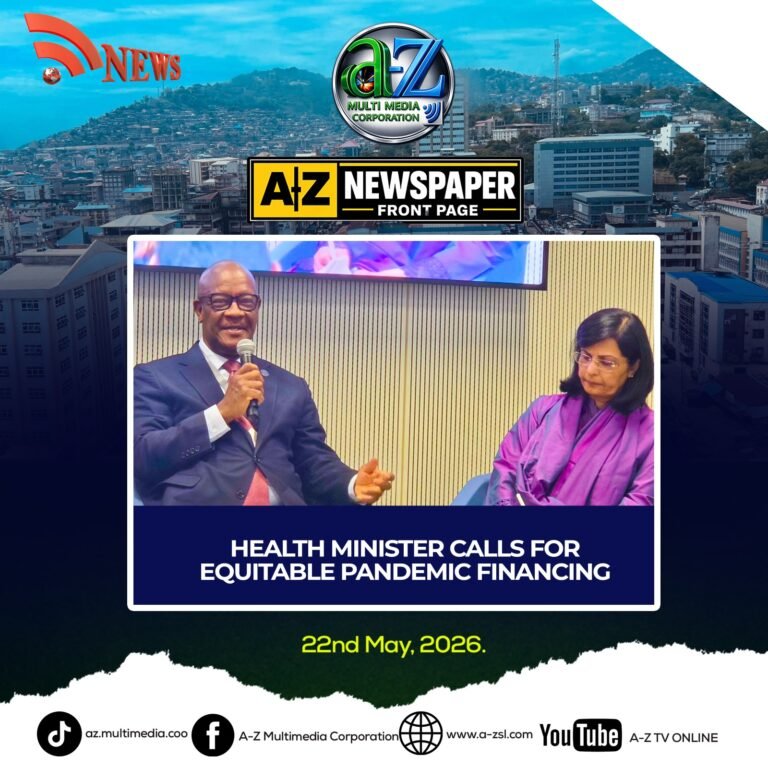 Health Minister Calls for Equitable Pandemic Financing