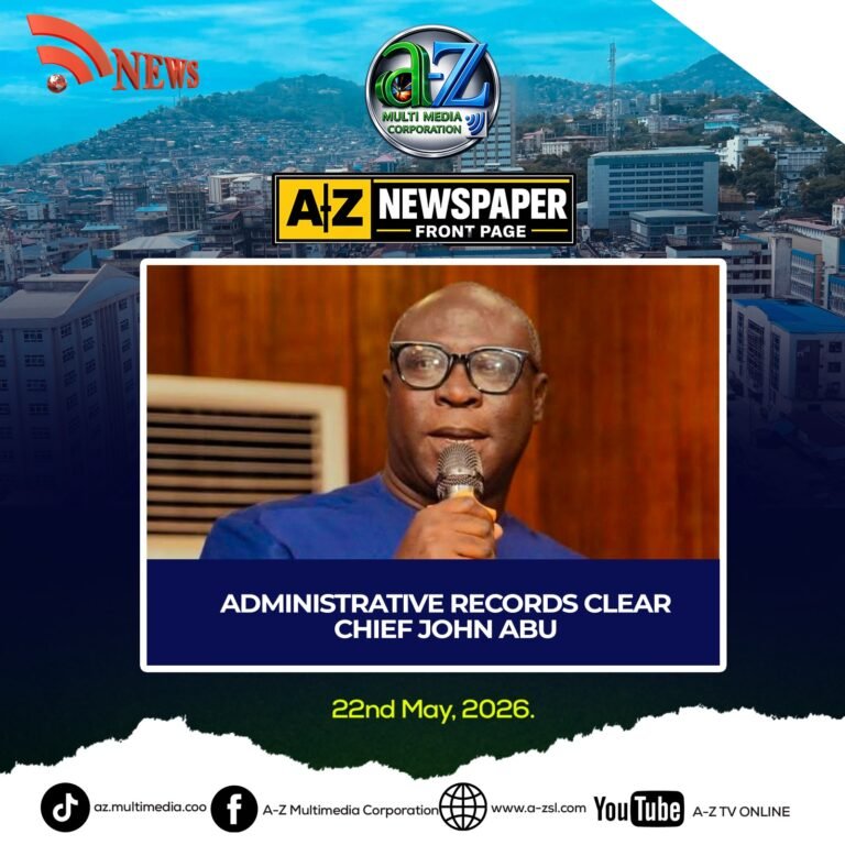 Administrative Records Clear Chief John Abu