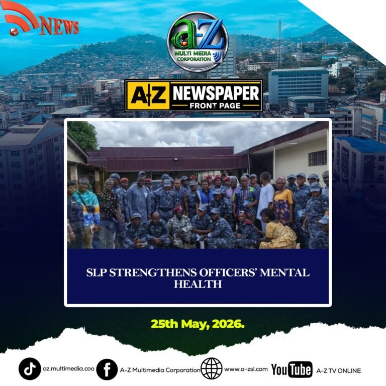 Sierra Leone Police Strengthens Officers’ Mental Health