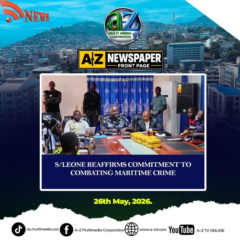 Sierra Leone Reaffirms Commitment to Combating Maritime Crime