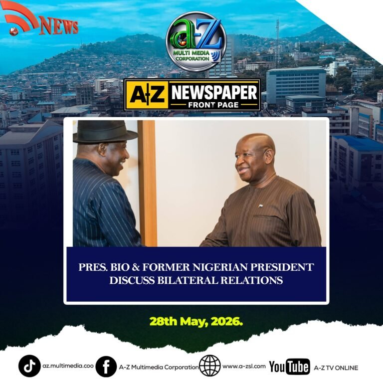President Bio And Former Nigerian President Discuss Bilateral Relations