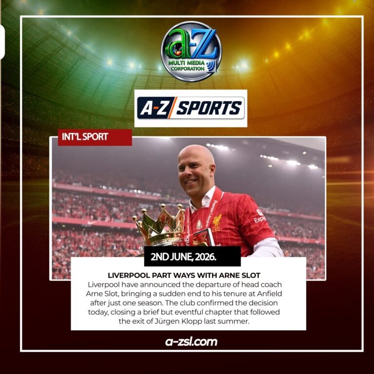 Liverpool Part Ways with Arne Slot