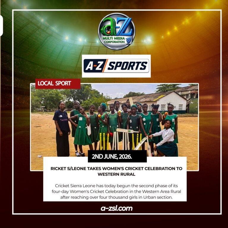 Cricket Sierra Leone Takes Women’s Cricket Celebration to Western Rural