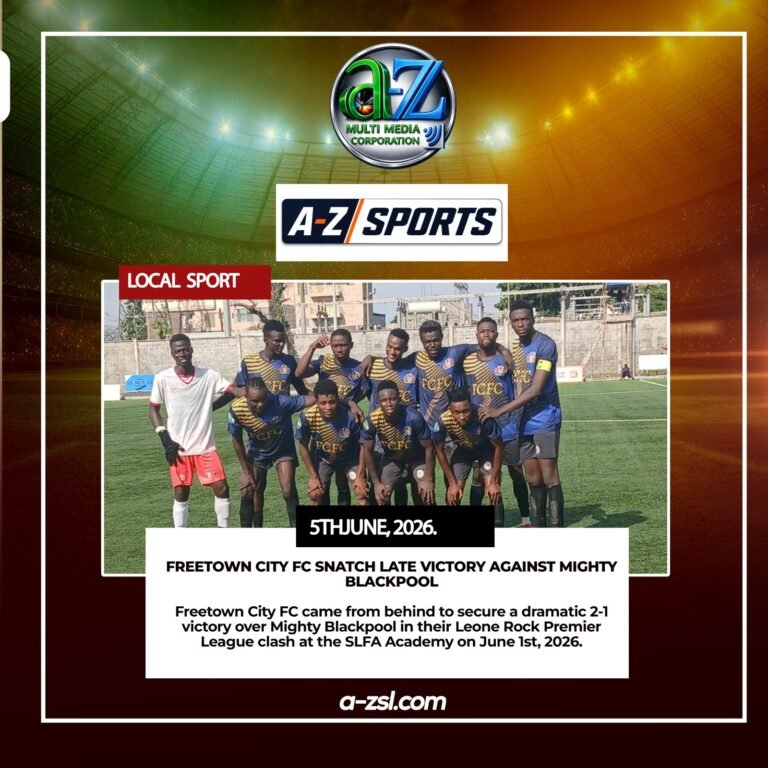 Freetown City FC Snatch Late Victory Against Mighty Blackpool
