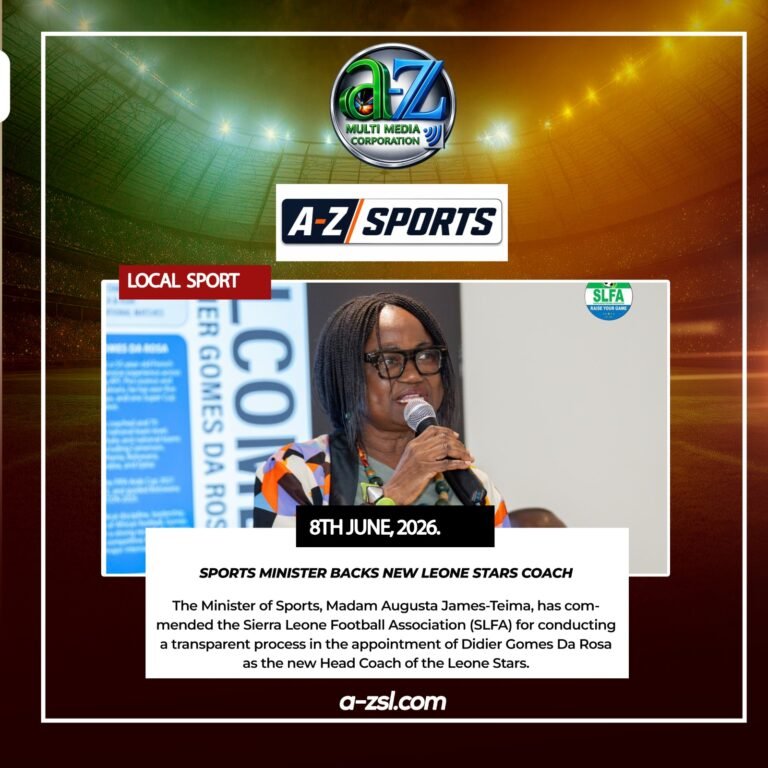 Sports Minister Backs New Leone Stars Coach