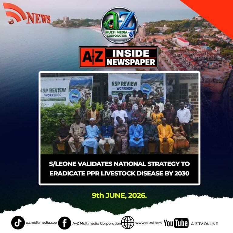 Sierra Leone Validates National Strategy to Eradicate PPR Livestock Disease By 2030