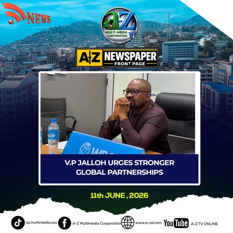 Vice President Juldeh Jalloh Urges Stronger Global Partnerships