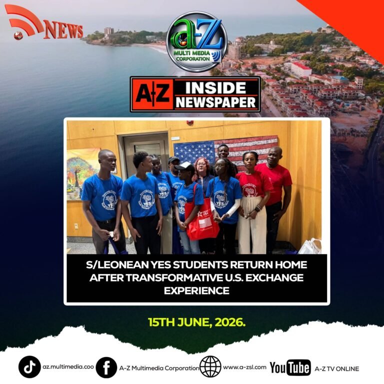 Sierra Leonean YES Students Return Home After Transformative U.S. Exchange Experience