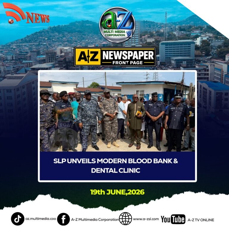 Sierra Leone Police Unveils Modern Blood Bank and Dental Clinic