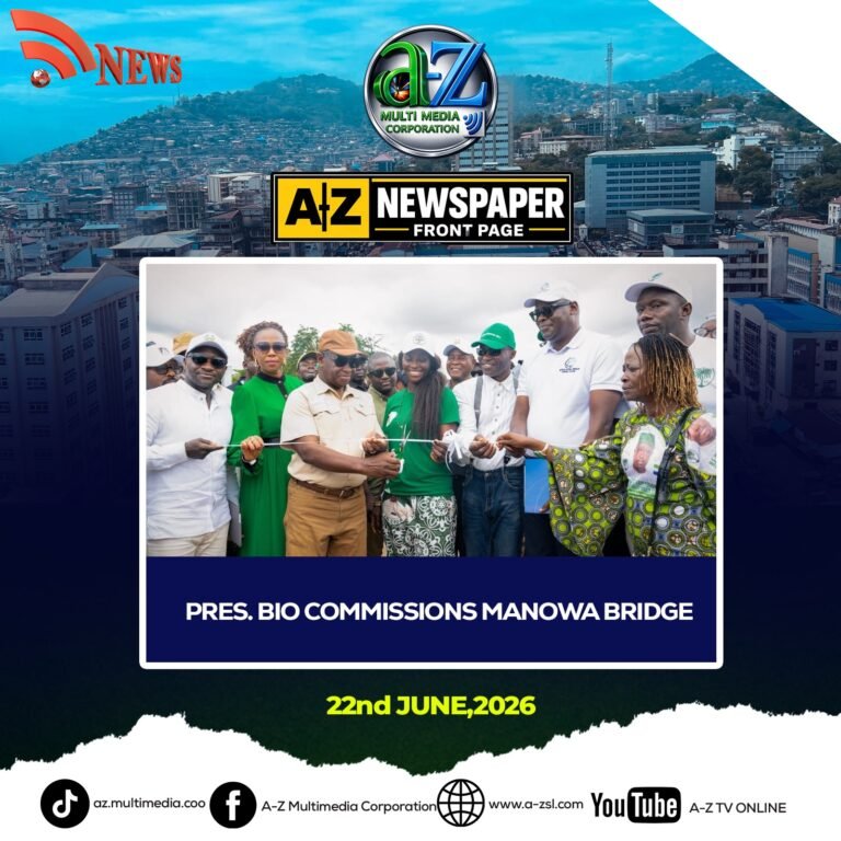 President Bio Commissions Manowa Bridge