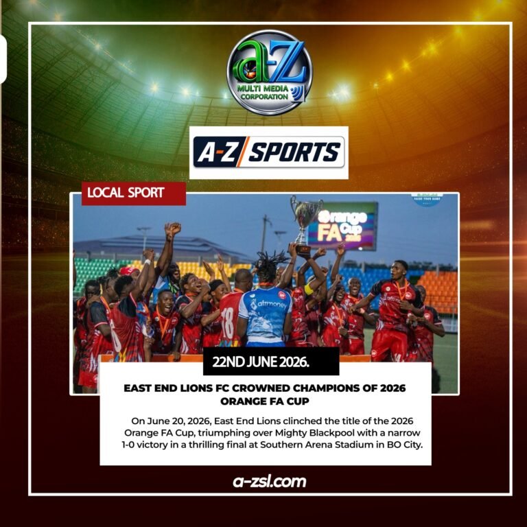 East End Lions FC Crowned Champions of 2026 Orange FA Cup