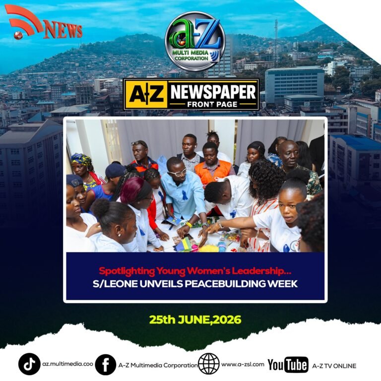 Spotlighting Young Women’s Leadership… Sierra Leone Unveils Peacebuilding Week