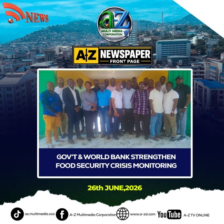 Government and World Bank Strengthen Food Security Crisis Monitoring