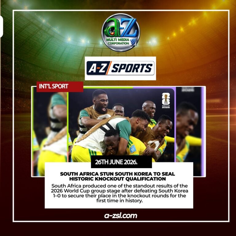 South Africa Stun South Korea to Seal Historic Knockout Qualification