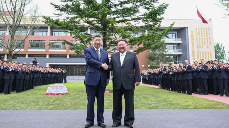 Xi Jinping visits Central Cadres Training School of WPK in Pyongyang