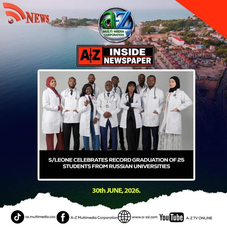 Sierra Leone Celebrates Record Graduation of 25 Students from Russian Universities