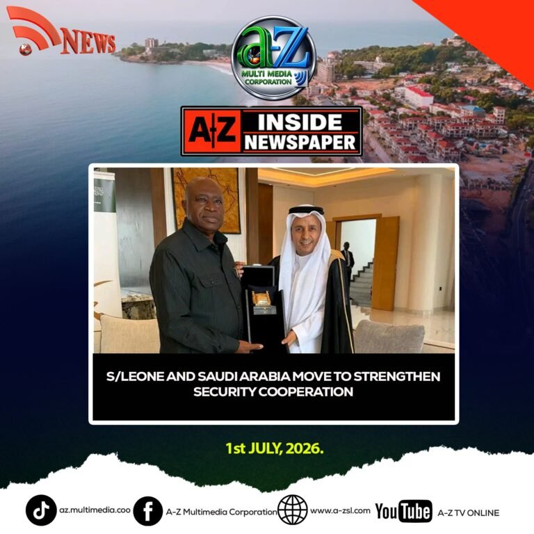 Sierra Leone and Saudi Arabia Move to Strengthen Security Cooperation