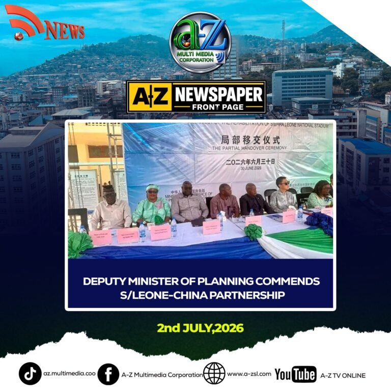 Deputy Minister of Planning Commends Sierra Leone-China Partnership