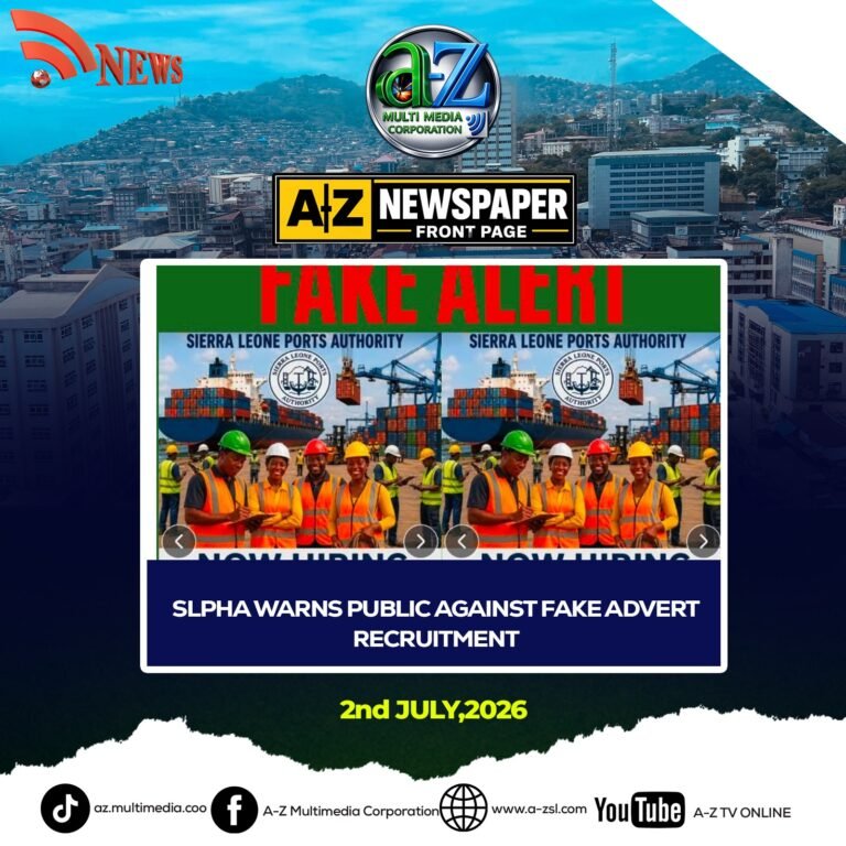 SLPHA Warns Public Against Fake Advert Recruitment