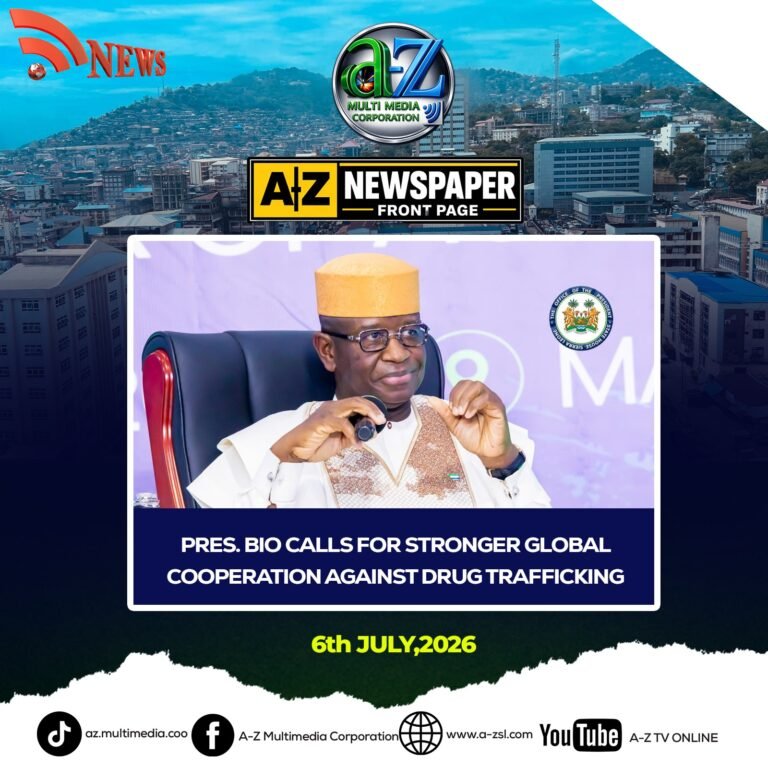 President Bio Calls for Stronger Global Cooperation Against Drug Trafficking