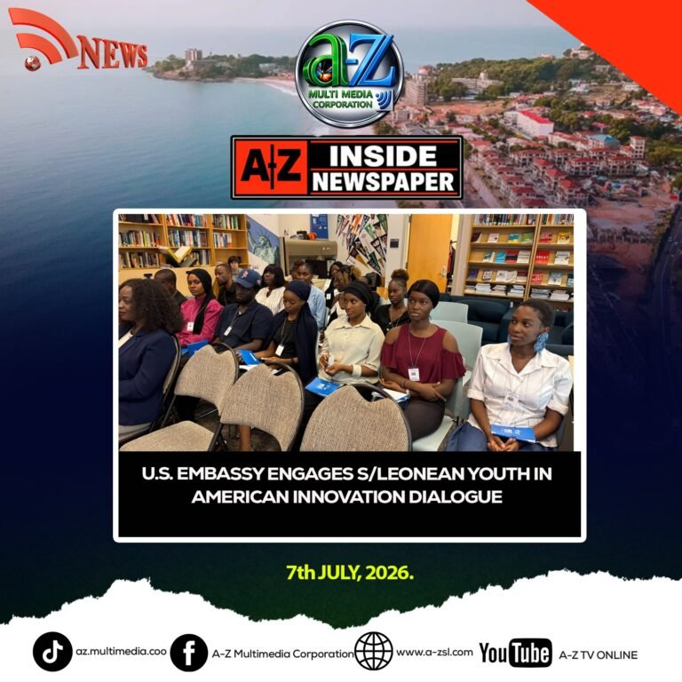U.S. Embassy Engages Sierra Leonean Youth in American Innovation Dialogue