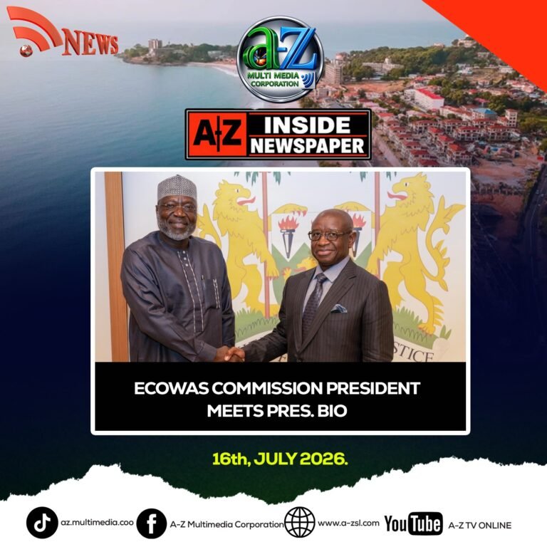 ECOWAS Commission President Meets President Bio