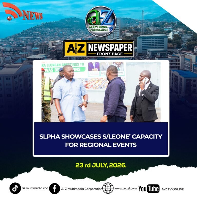 SLPHA Showcases Sierra Leone’s Capacity for Regional Events