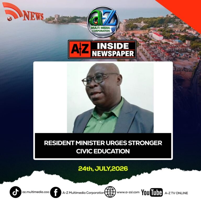 Resident Minister Urges Stronger Civic Education