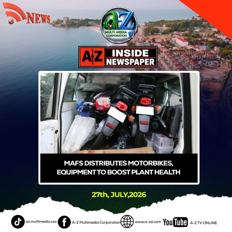 MAFS Distributes Motorbikes, Equipment to Boost Plant Health Surveillance