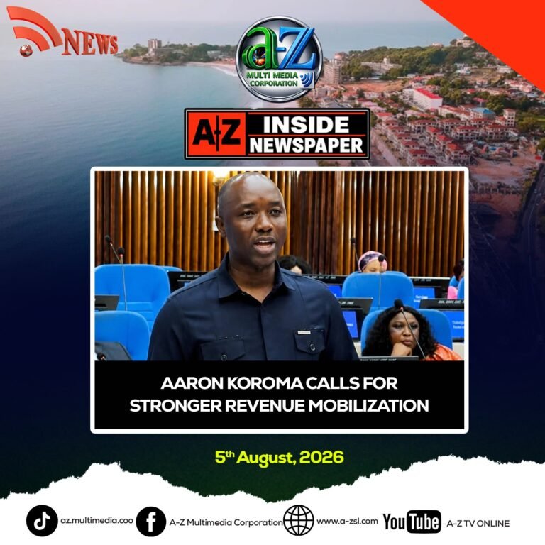 Aaron Koroma Calls for Stronger Revenue Mobilization