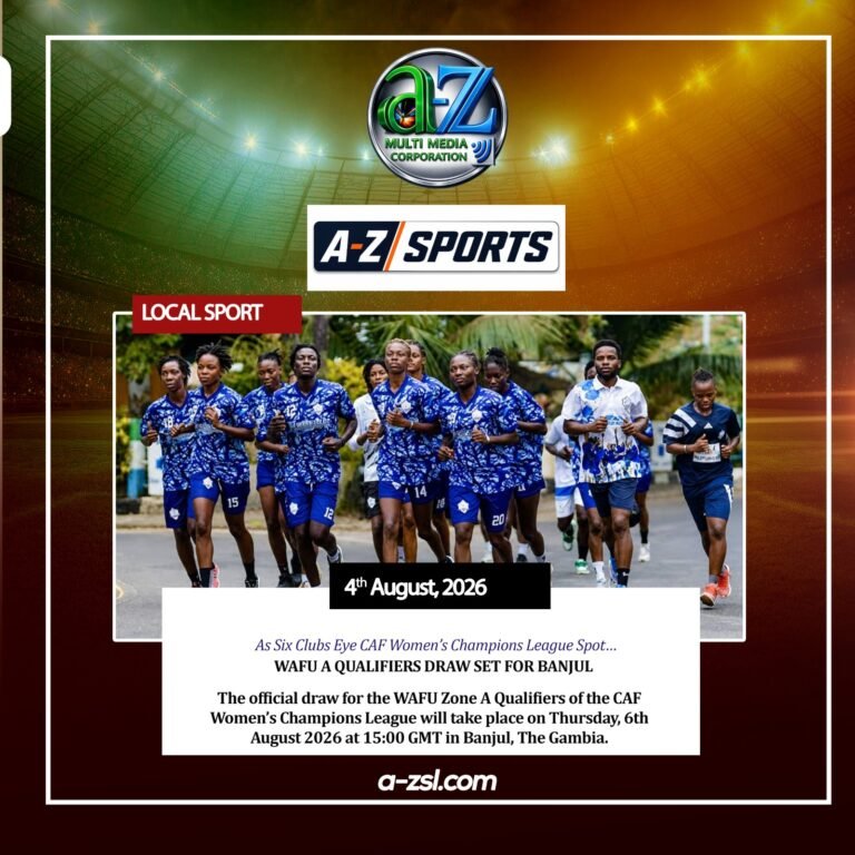 As Six Clubs Eye CAF Women’s Champions League Spot… WAFU A Qualifiers Draw Set for Banjul