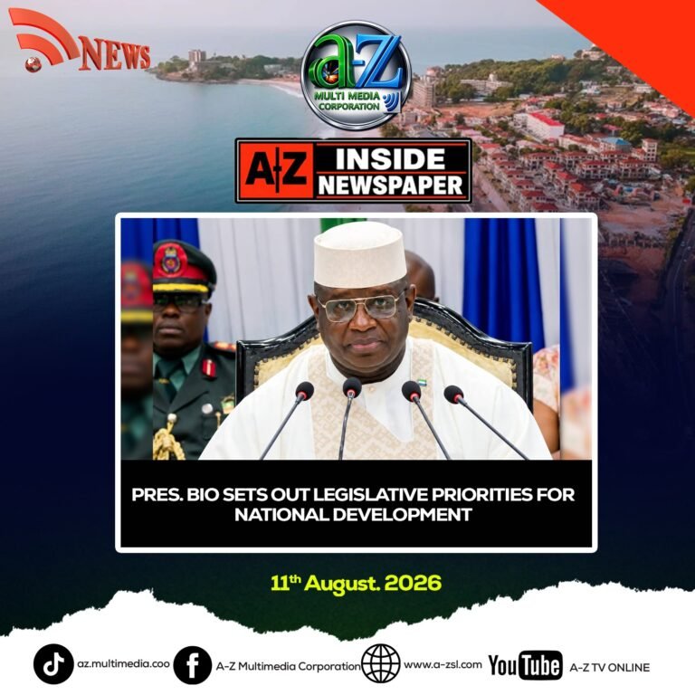 Pres. Bio Sets Out Legislative Priorities for National Development