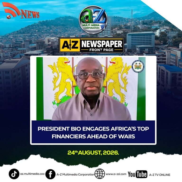 President Bio Engages Africa’s Top Financiers Ahead of WAIIS