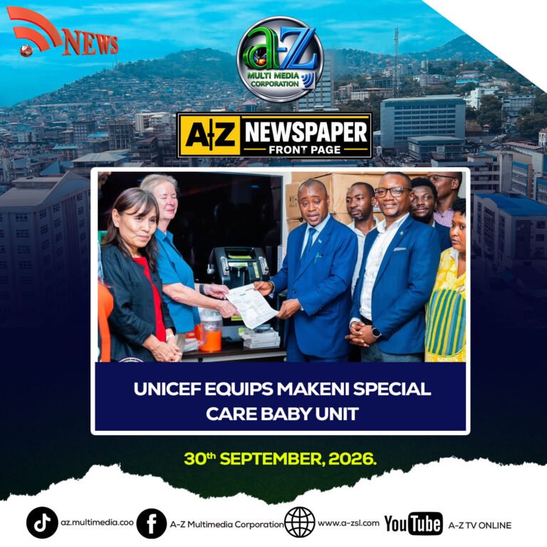 UNICEF Equips Makeni Special Care Baby Unit