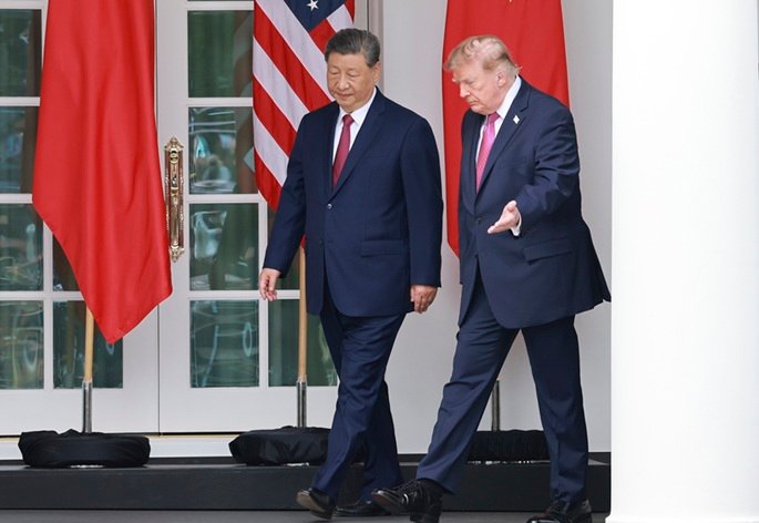 U.S.-CHINA-XI JINPING-STATE VISIT-TRUMP-WELCOME CEREMONY