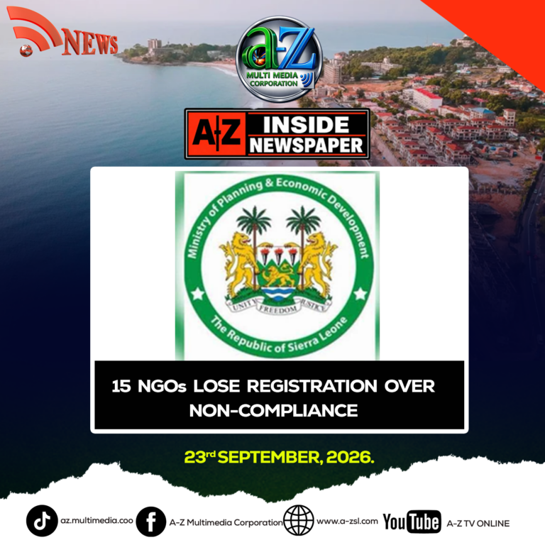 15 NGOS Lose Registration over Non-Compliance