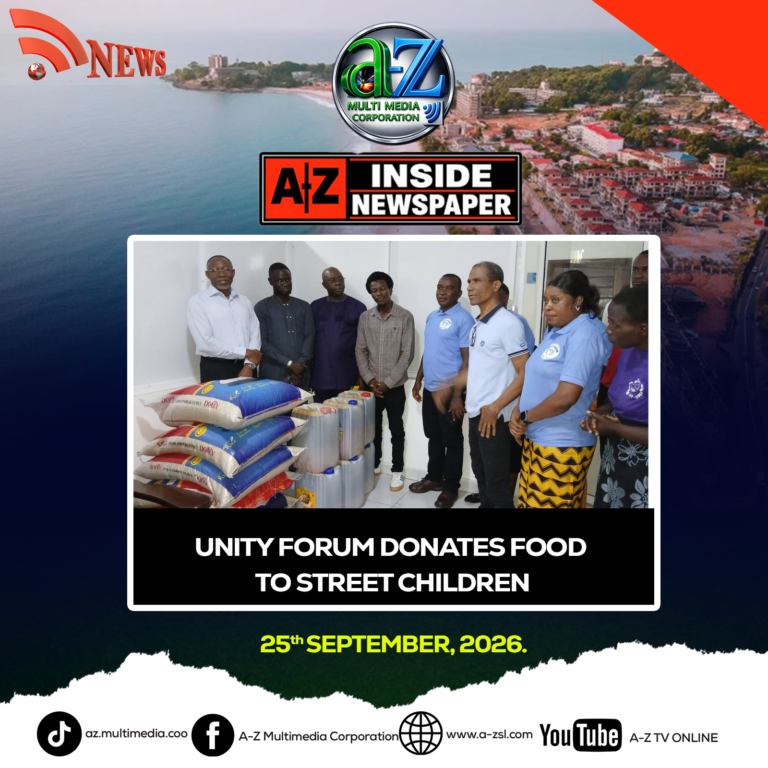 Unity Forum Donates Food to Street Children