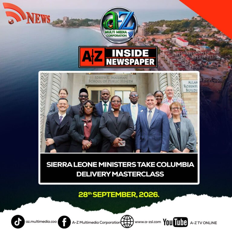 Sierra Leone Ministers Take Columbia Delivery Masterclass