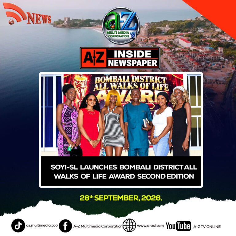 SOYI-SL Launches Bombali District All Walks Of Life Award Second Edition