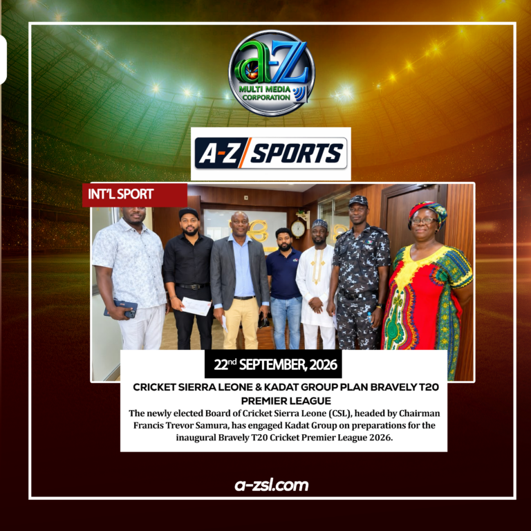 Cricket Sierra Leone & KADAT Group Plan Bravely T20 Premier League