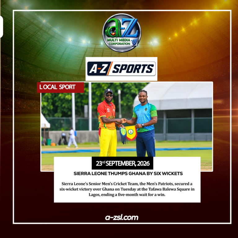 Sierra Leone Thumps Ghana by Six Wickets