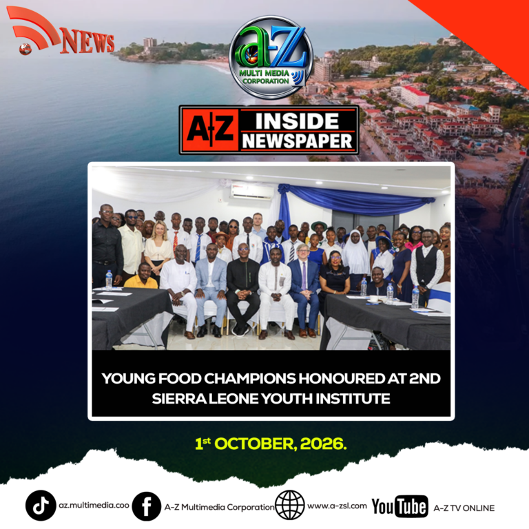 Young Food Champions Honoured At 2nd Sierra Leone Youth Institute