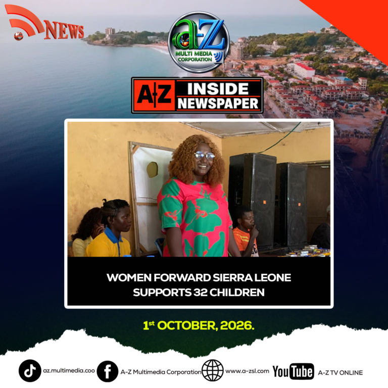 Women Forward Sierra Leone Supports 32 Children