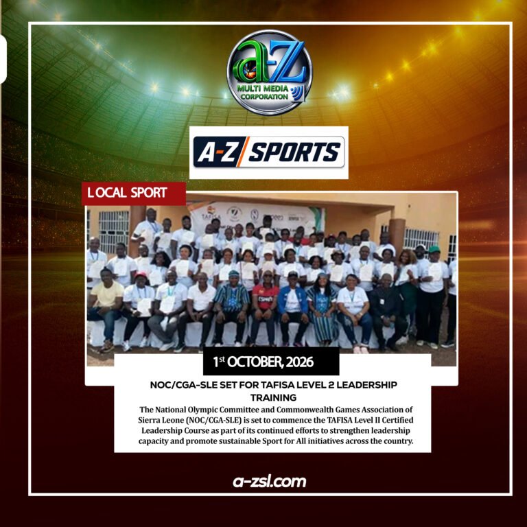 NOC/CGA-SLE Set for TAFISA Level 2 Leadership Training
