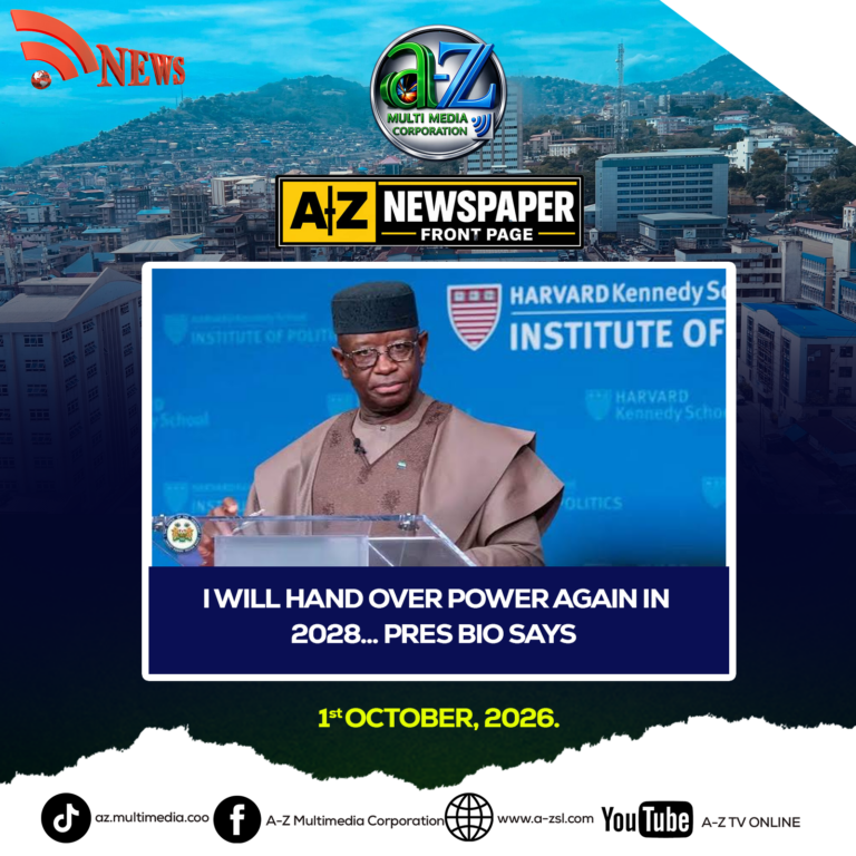 I Will Hand Over Power Again In 2028… Pres Bio Says